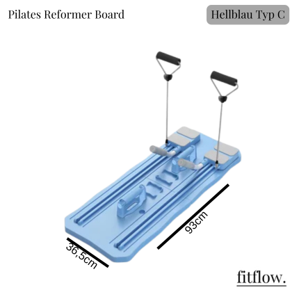 FitFlow Pilates Reformer Board- Dein Weg zu Balance, Stärke und Gesundheit
